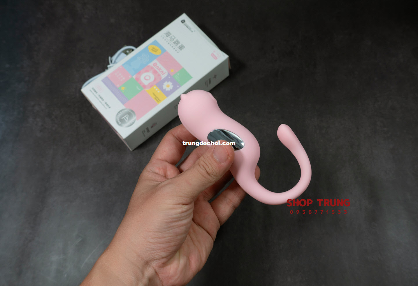 Trứng Rung Ankni 10 Chế Độ Sốc Điện Điều Khiển App Siêu Phê