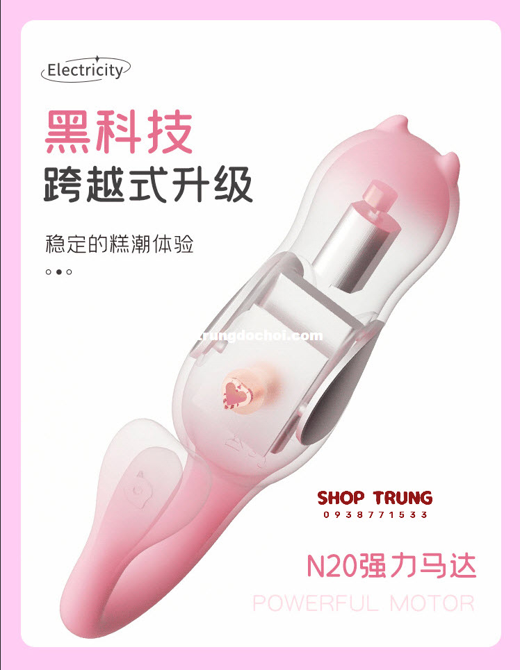 Trứng Rung Ankni 10 Chế Độ Sốc Điện Điều Khiển App Siêu Phê