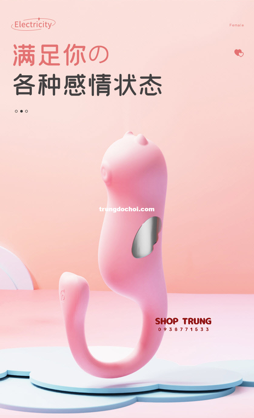 Trứng Rung Ankni 10 Chế Độ Sốc Điện Điều Khiển App Siêu Phê