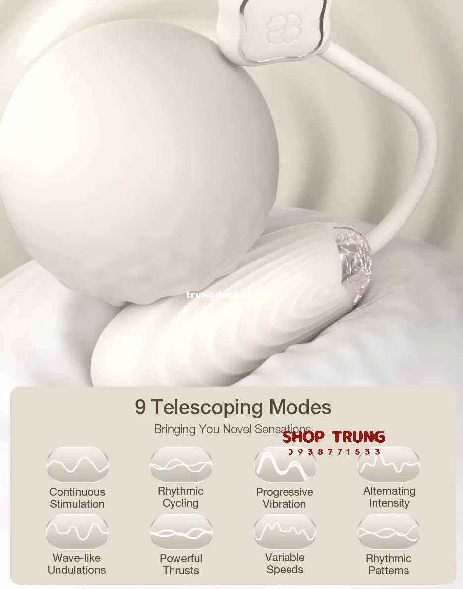 Máy Rung Svakom Aravinda điều khiển app, siêu sướng tiện ích