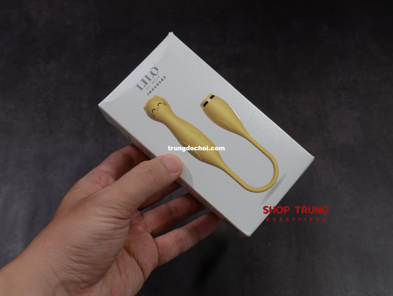 Trứng Rung Mini Hình Mèo 2 Đầu 10 Chế Độ Khuyến Mãi Hot