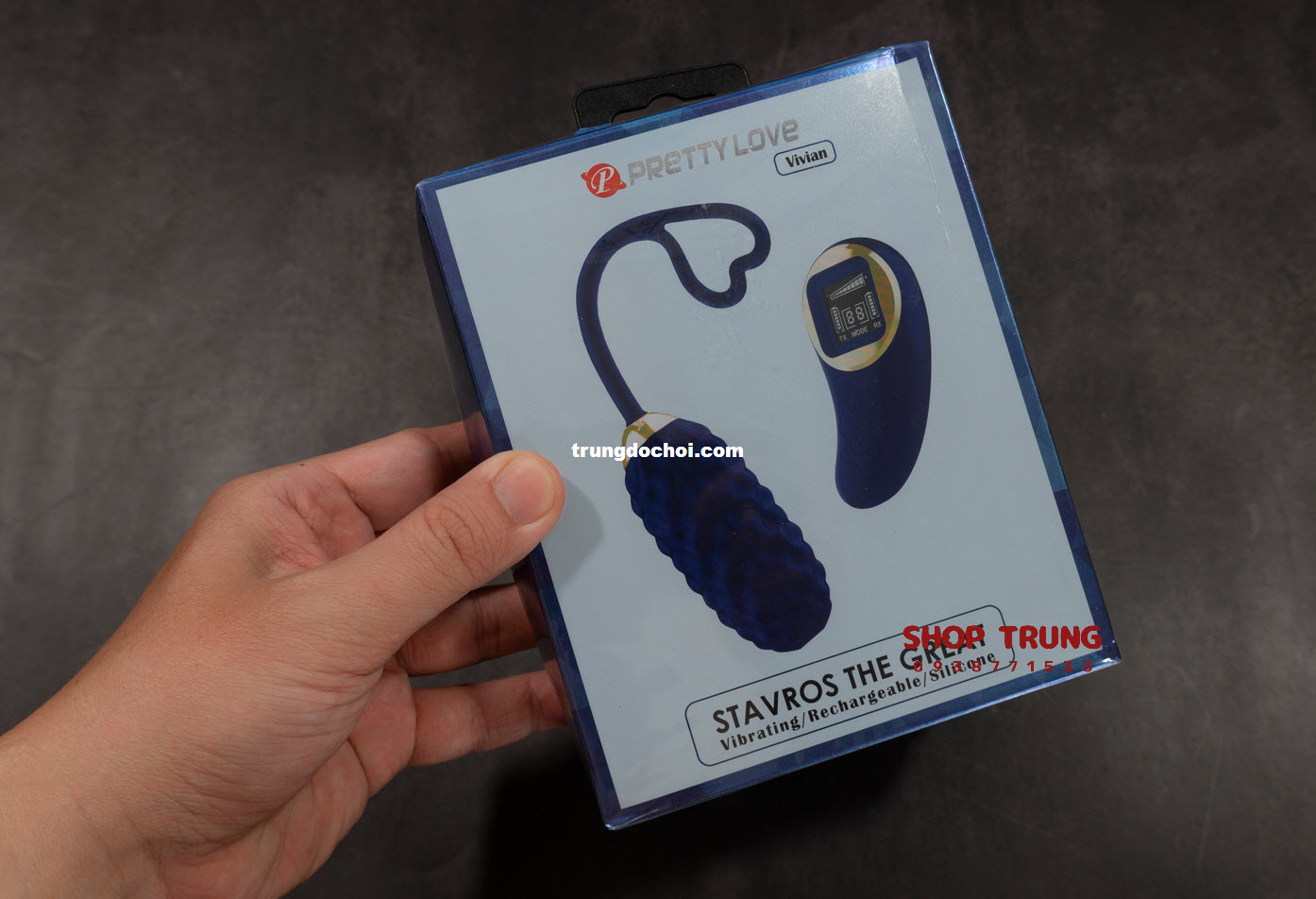 Trứng Rung Vivian 10 Chế Độ Điều Khiển Xa Tăng Khoái Cảm