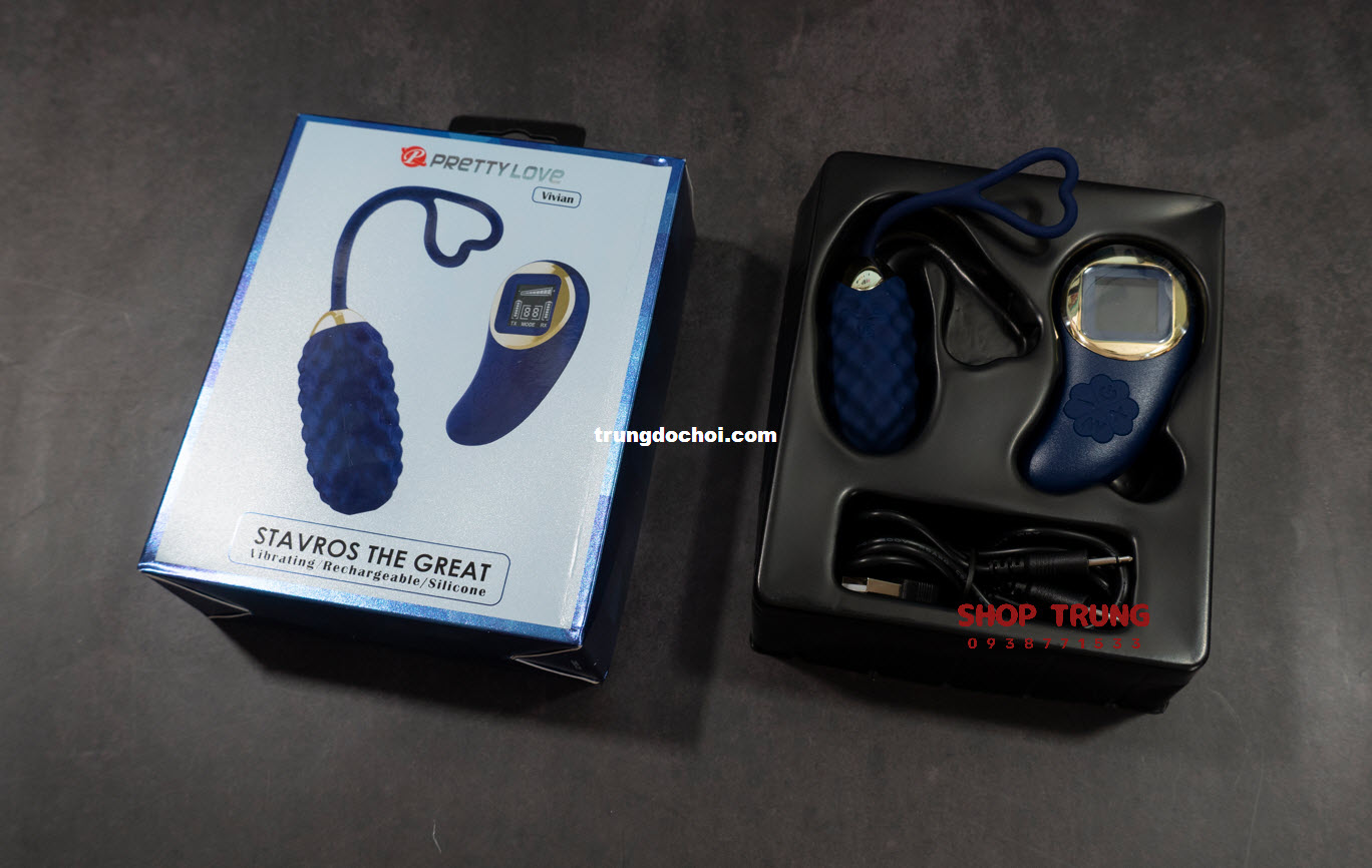 Trứng Rung Vivian 10 Chế Độ Điều Khiển Xa Tăng Khoái Cảm