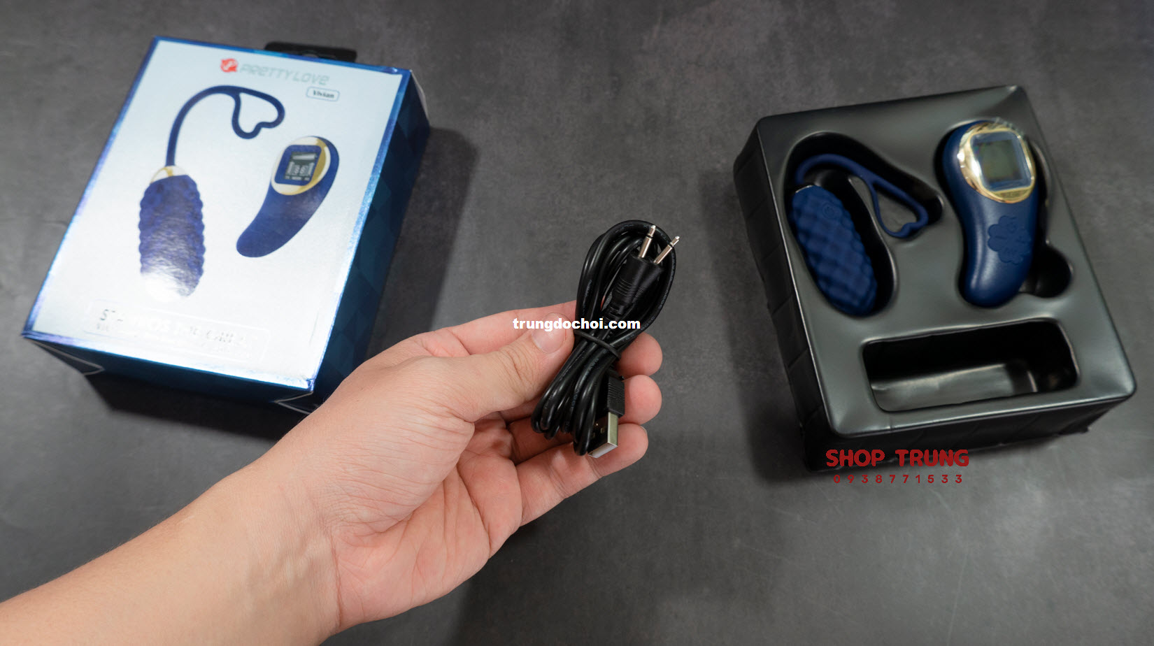 Trứng Rung Vivian 10 Chế Độ Điều Khiển Xa Tăng Khoái Cảm