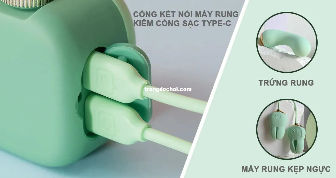 Svakom Alberta 5 chế độ rung 3 chế độ hút pin sạc