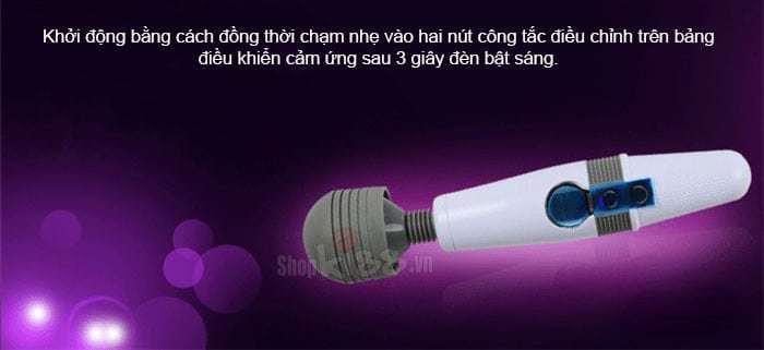 Chày rung Louge siêu khỏe điều chỉnh cảm ứng màn hình LCD cho chị em tự sướng