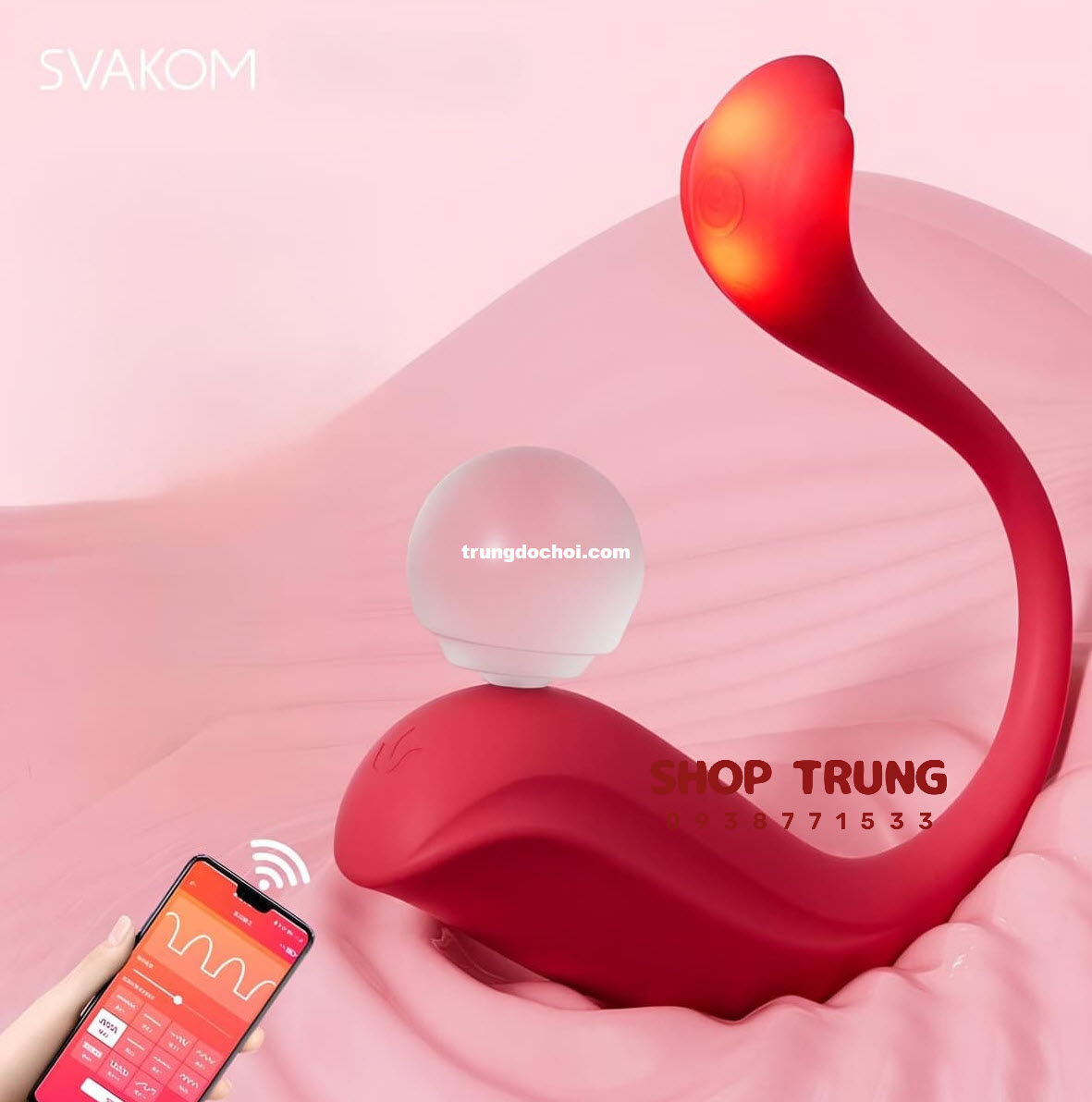 Svakom Phoenix Neo 2 Trứng Rung App Điều Khiển Siêu Mạnh