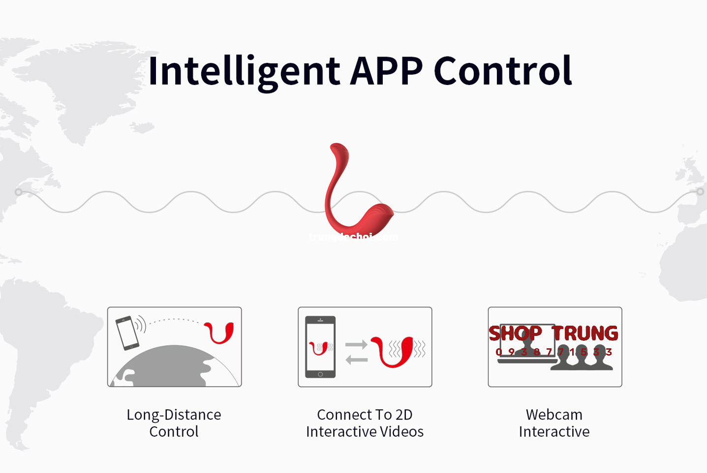 Svakom Phoenix Neo 2 Trứng Rung Điều Khiển App Siêu Mạnh