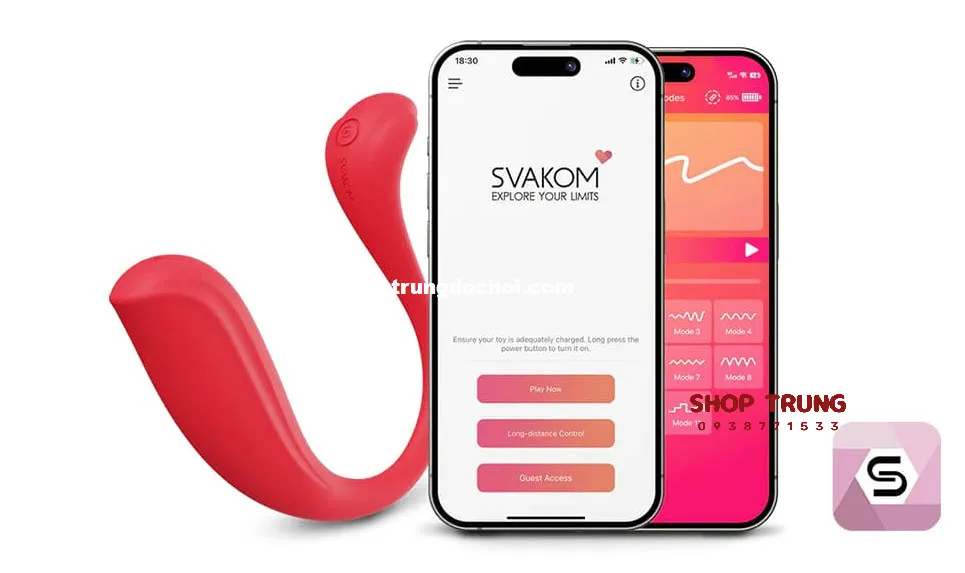 Svakom Phoenix Neo 2 trứng rung tình yêu điều khiển app chế độ đa dạng