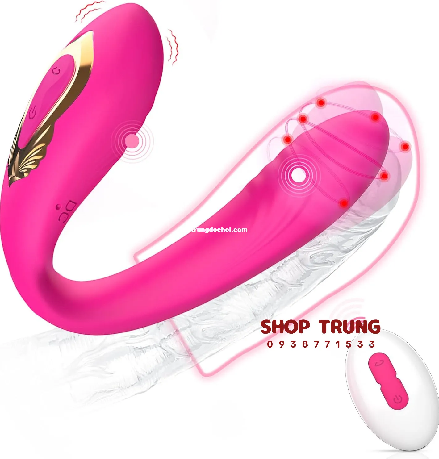 Trứng Rung Chữ C Hút Tâm Trạng Rung Ngoáy Đỉnh Cao