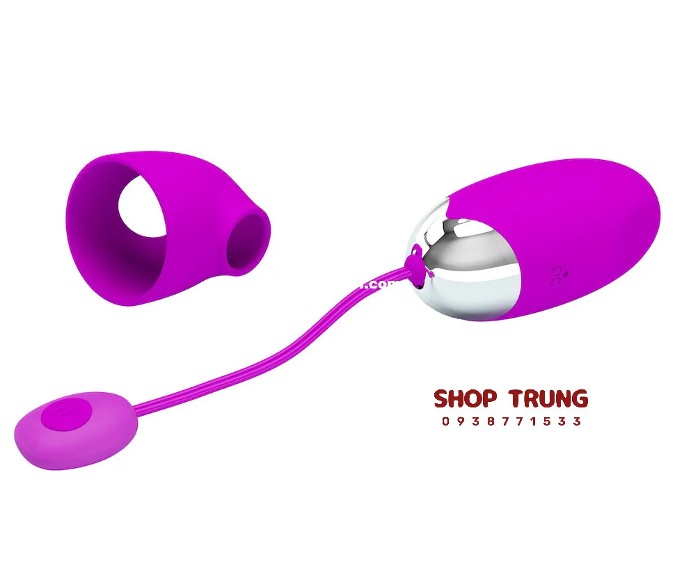 Trứng rung Pretty Love Kalila điều khiển từ xa nhiều chế độ rung USB sạc