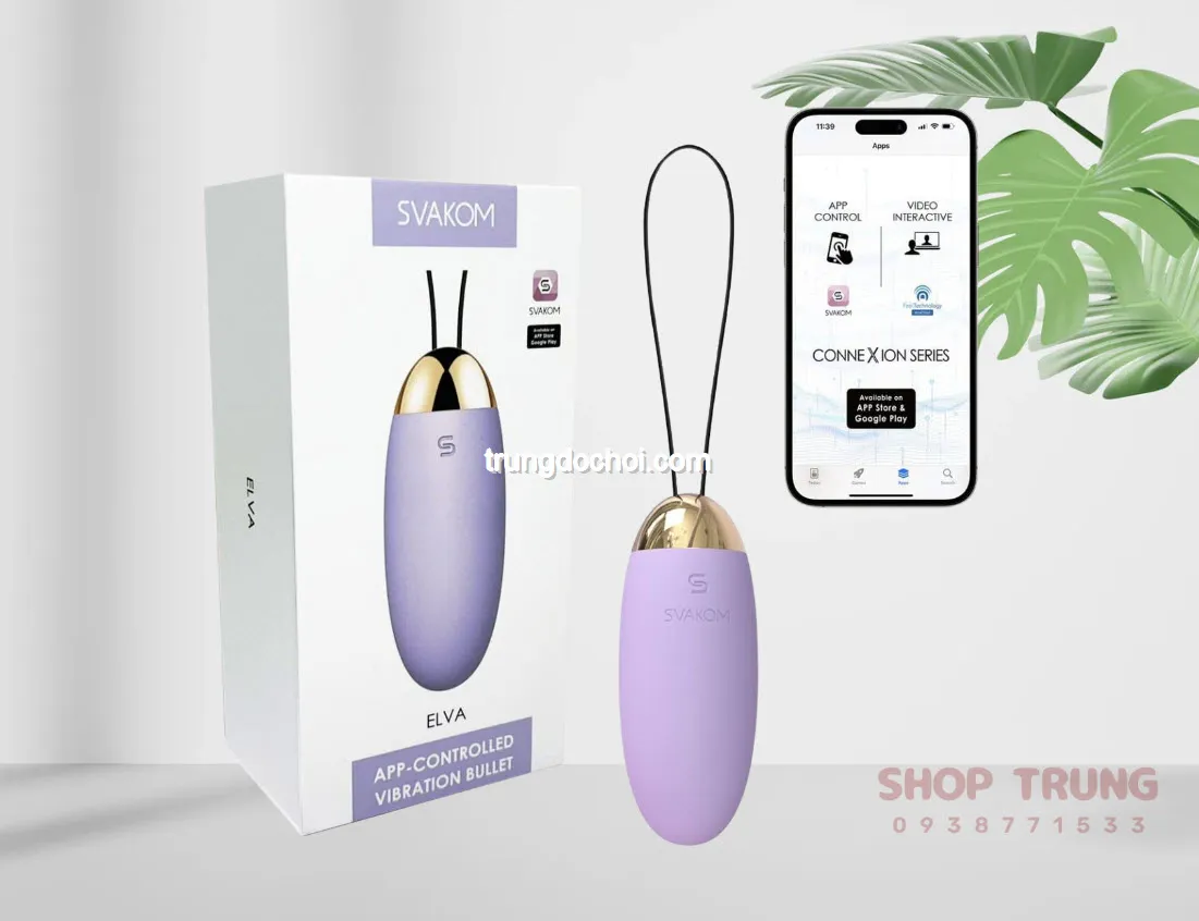 Trứng rung Svakom Elva App điều khiển từ xa trải nghiệm mới