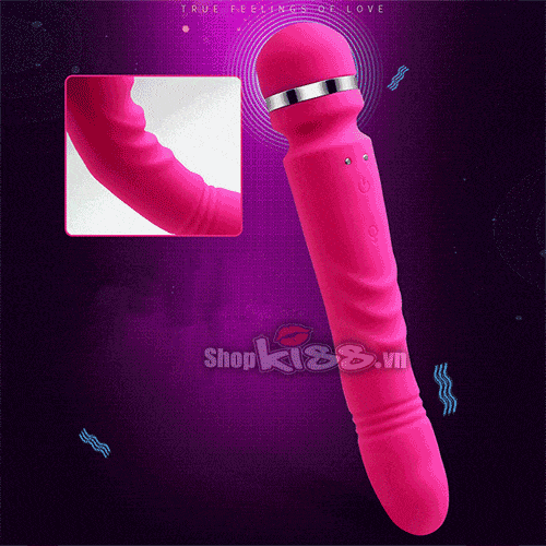 Chày rung Nalone Yoni đầu rung đuôi ngoáy đa năng