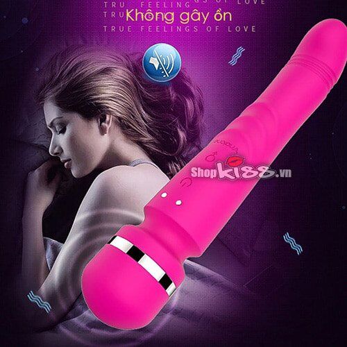 Chày rung Nalone Yoni đầu rung đuôi ngoáy đa năng