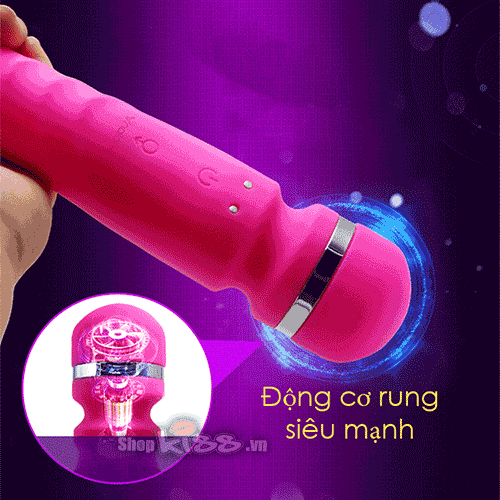 Chày rung Nalone Yoni đầu rung đuôi ngoáy đa năng