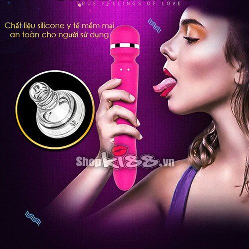 Chày rung Nalone Yoni đầu rung đuôi ngoáy đa năng