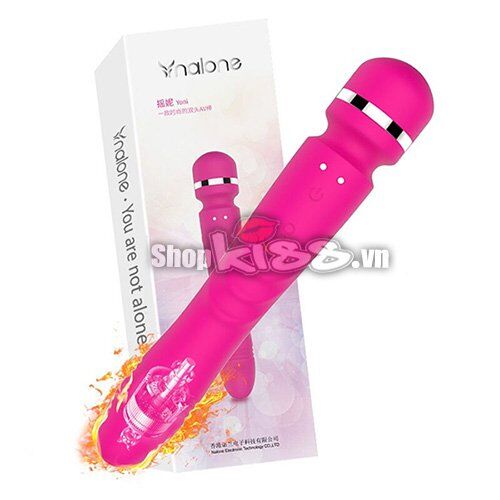 Chày rung Nalone Yoni đầu rung đuôi ngoáy đa năng