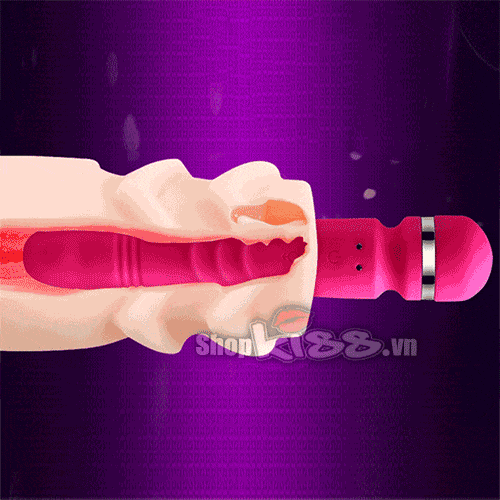 Chày rung Nalone Yoni đầu rung đuôi ngoáy đa năng