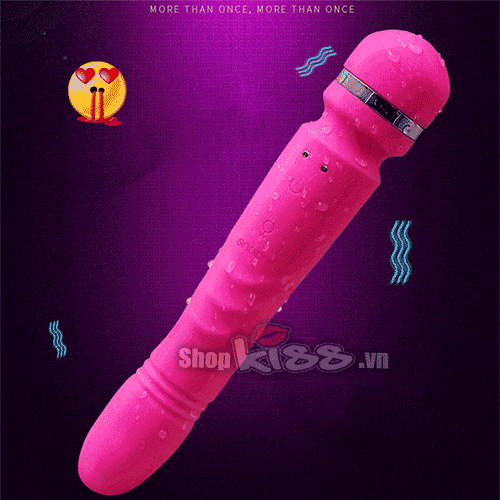 Chày rung Nalone Yoni đầu rung đuôi ngoáy đa năng