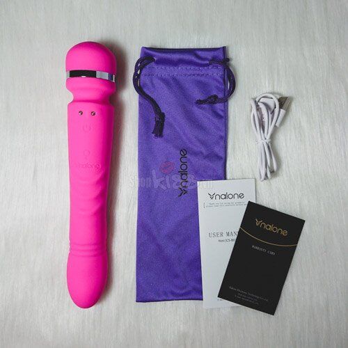 Chày rung Nalone Yoni đầu rung đuôi ngoáy đa năng