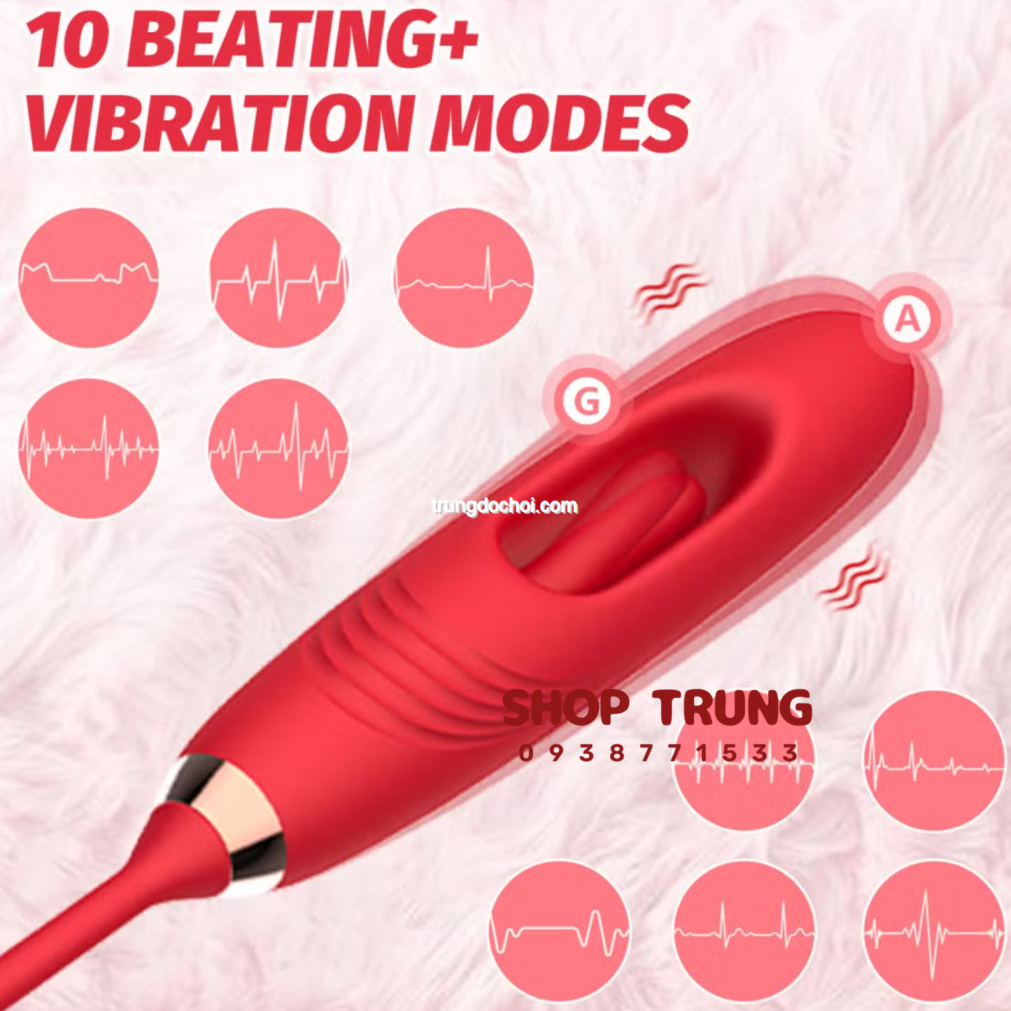 Hoa Hồng Rung Hút Đa Năng Sextoy Kích Thích Tận Đỉnh