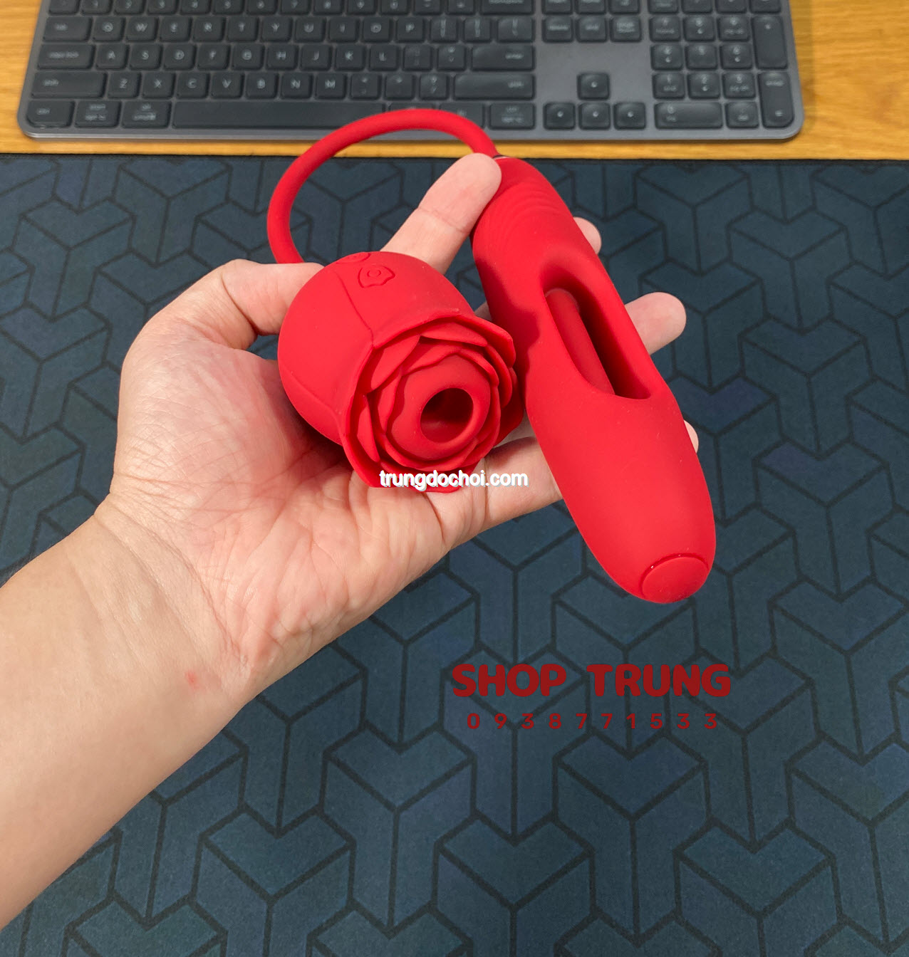 Hoa Hồng Rung Đa Năng Sextoy - Kích Thích Mạnh Mẽ Thỏa Đam Mê