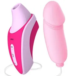 Cực phê với máy bú mút kèm trứng rung Leten