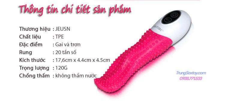 Lưỡi rung Jeusn Gai siêu kích thích trải nghiệm thăng hoa