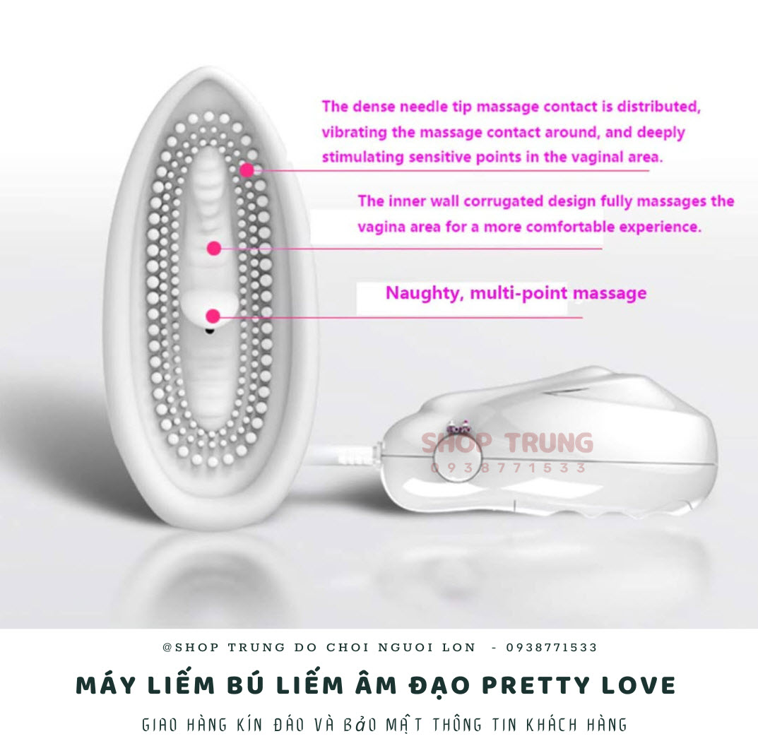 Máy liếm Pretty Love âm đạo massage hút kích thích cảm giác