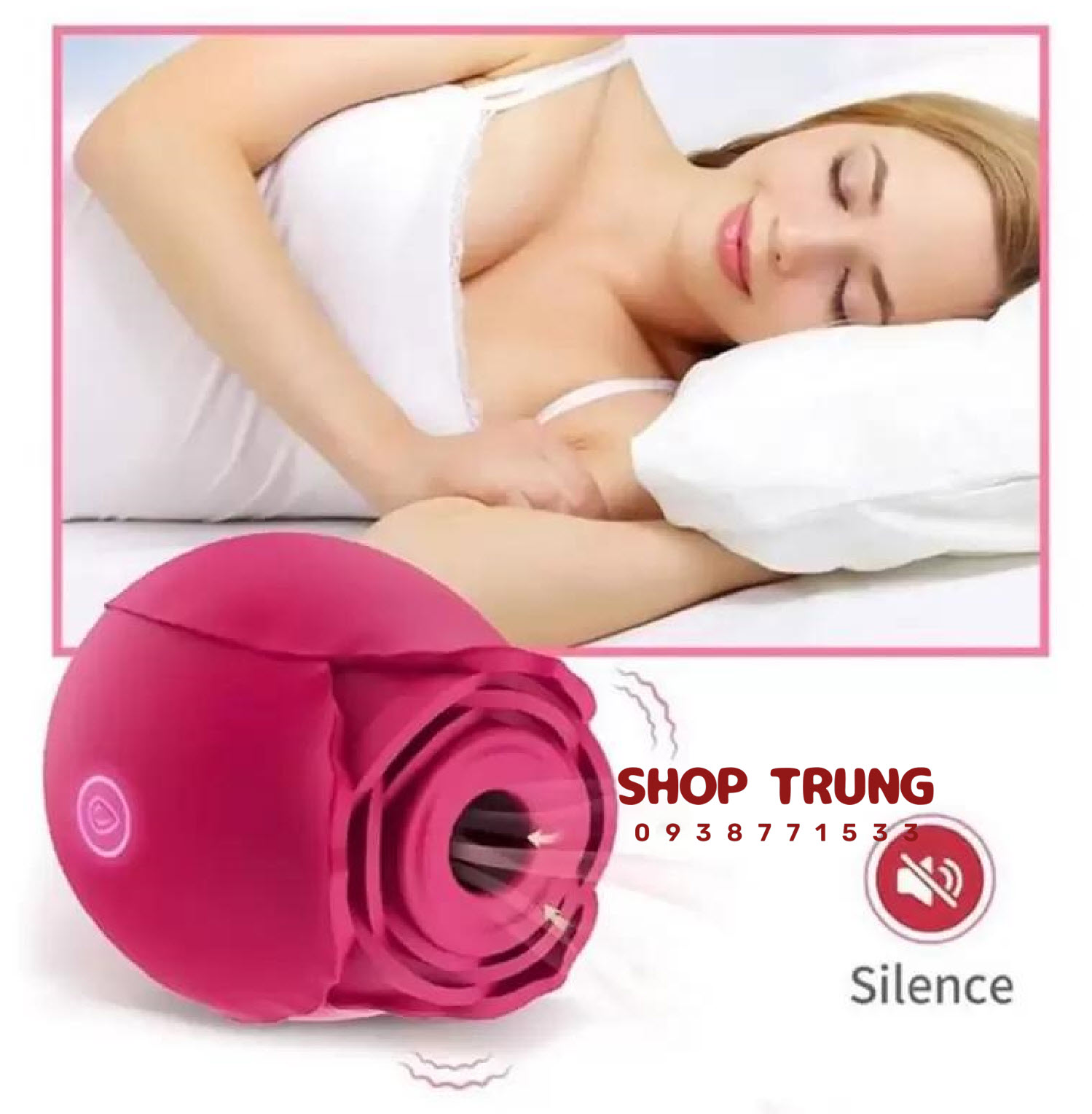 Máy rung Omysky điểm G hoa hồng siêu kích thích cảm giác Máy rung Omysky điểm G hoa hồng siêu kích thích cảm giác