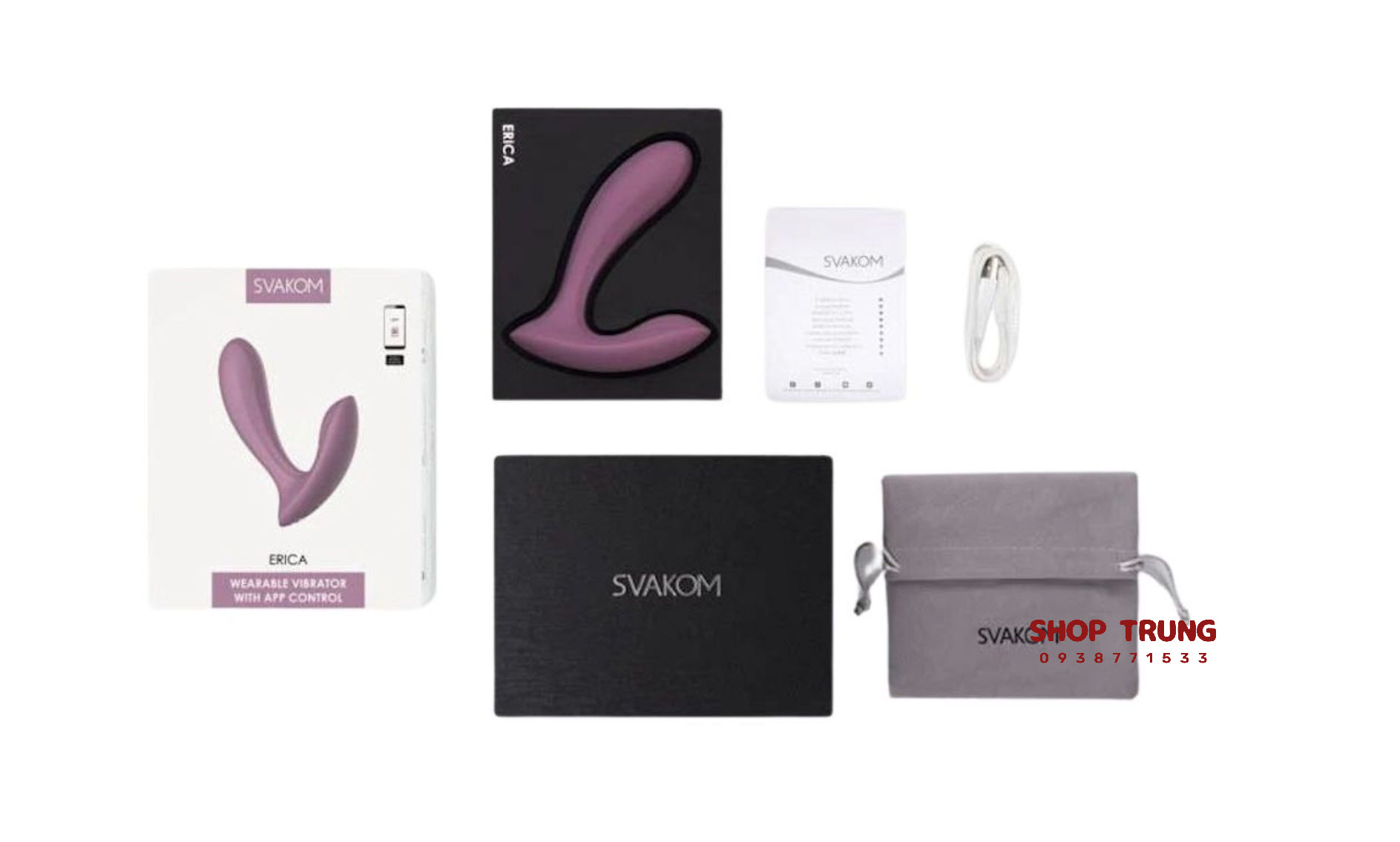 Máy Rung Svakom Erica Đỉnh Cao Tăng Cảm Xúc, Khuyến Mãi Hot