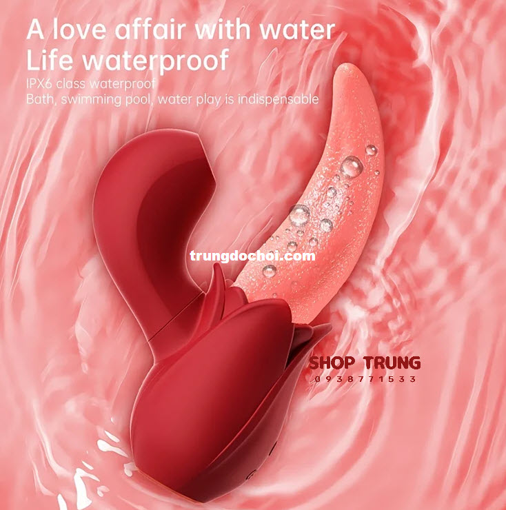 Lưỡi Rung Bú Mút 10 Chế Độ Mạnh Mẽ Đánh Thức Điểm G