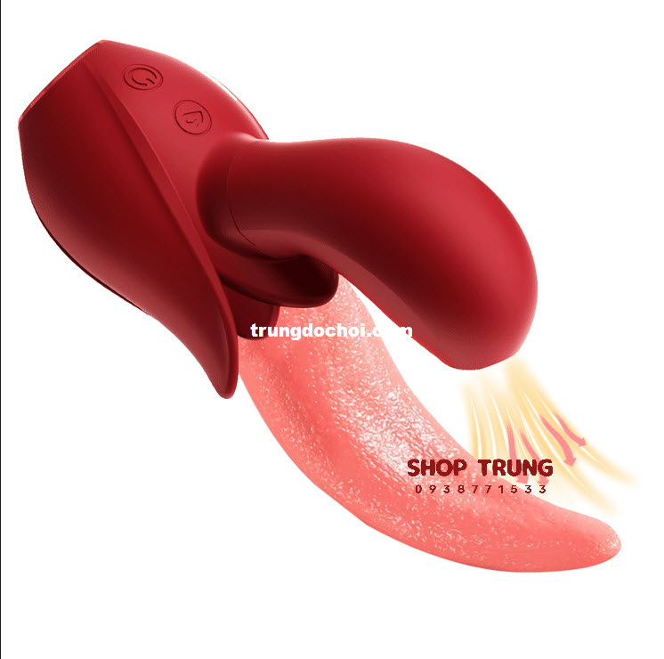 Lưỡi Rung Bú Mút 10 Chế Độ Mạnh Mẽ Đánh Thức Điểm G