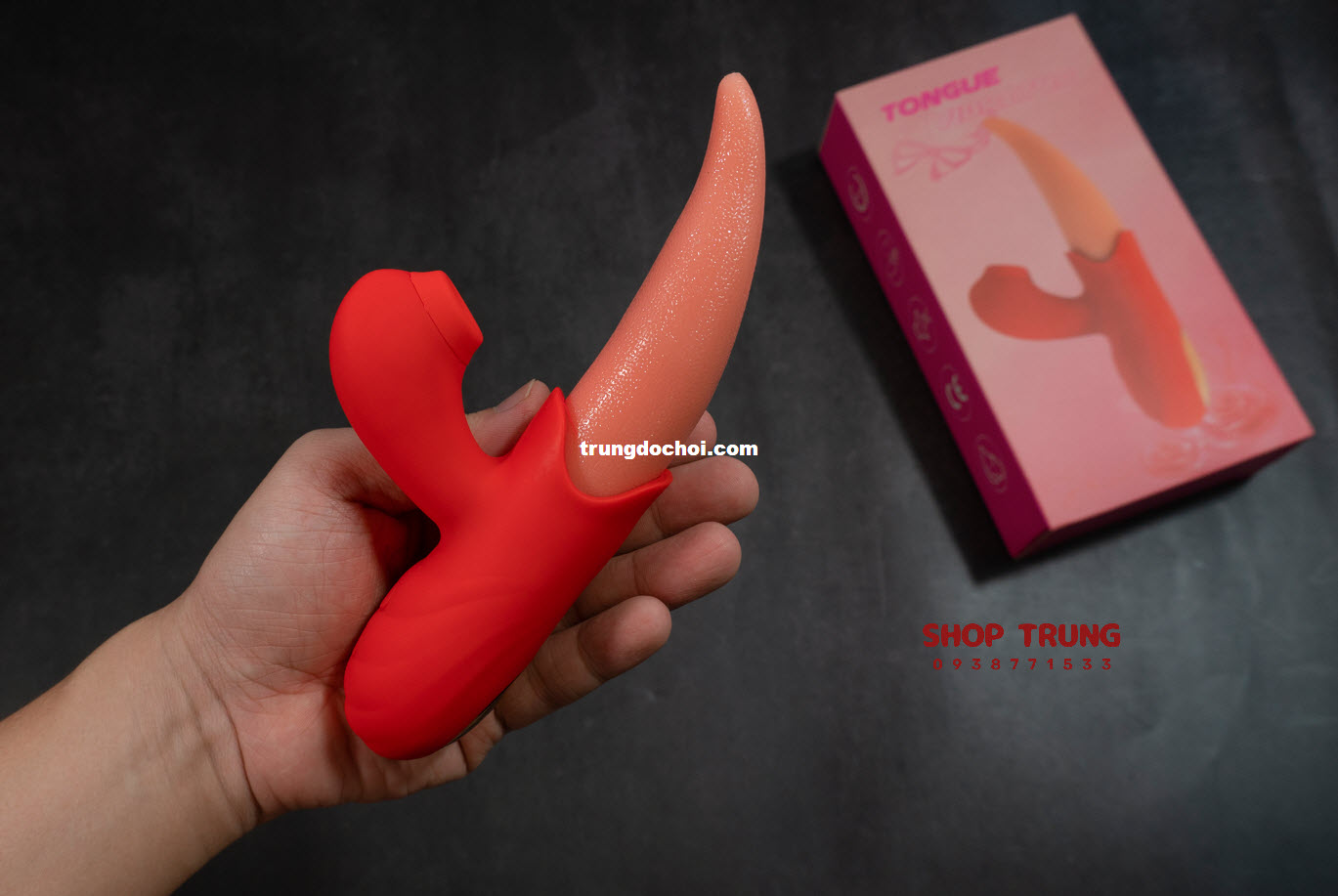 Lưỡi Rung Bú Mút 10 Chế Độ Mạnh Mẽ Đánh Thức Điểm G