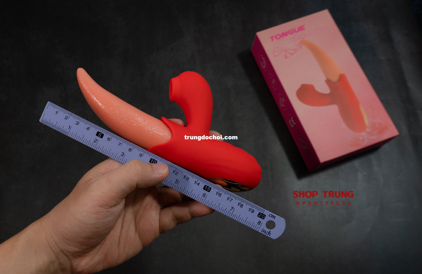 Lưỡi Rung Bú Mút 10 Chế Độ Mạnh Mẽ Đánh Thức Điểm G