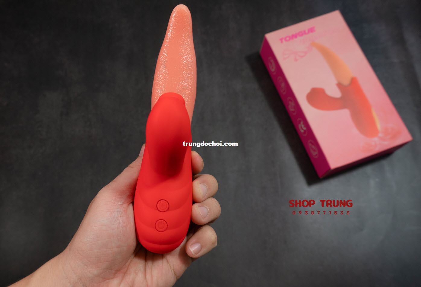 Lưỡi Rung Bú Mút 10 Chế Độ Mạnh Mẽ Đánh Thức Điểm G