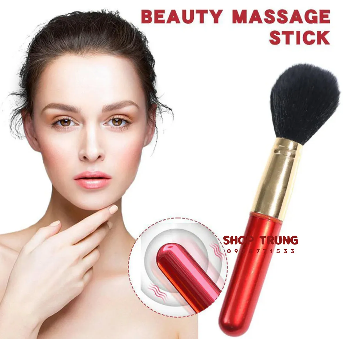 Cọ Trang Điểm Rung Ngụy Trang Cao Cấp Tăng Khoái Cảm