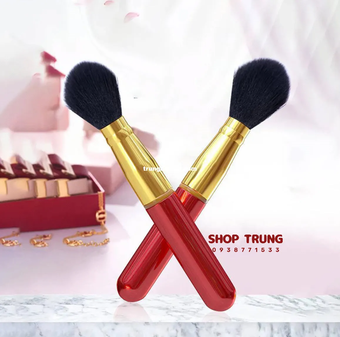 Cọ Trang Điểm Rung Ngụy Trang Cao Cấp Tăng Khoái Cảm