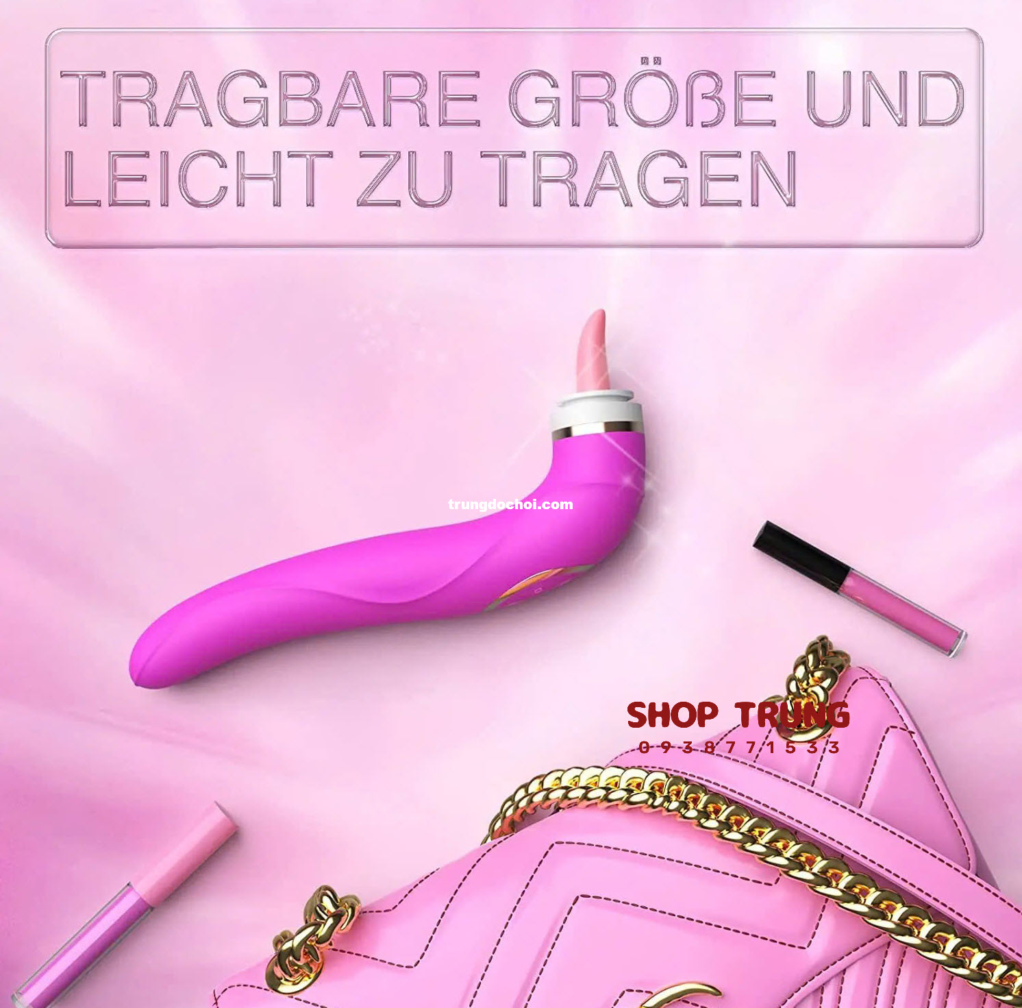 Máy Rung Điểm G Bú Mút Cao Cấp Tăng Khoái Cảm Đỉnh Cao