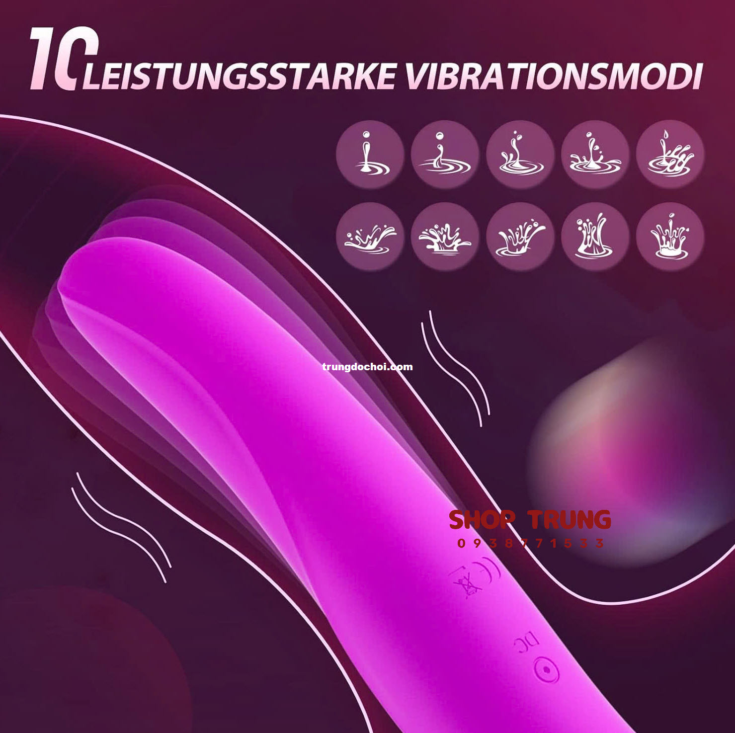 Máy Rung Điểm G Bú Mút Cao Cấp Tăng Khoái Cảm Đỉnh Cao