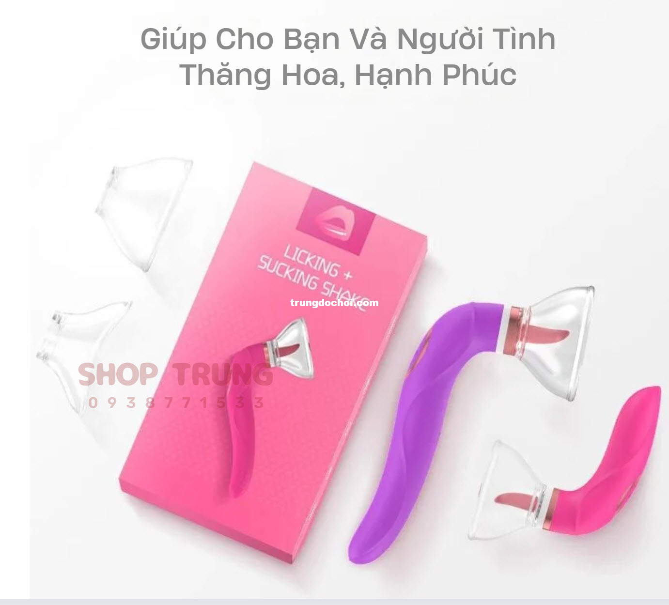 Máy Rung Điểm G Bú Mút Cao Cấp Tăng Khoái Cảm Đỉnh Cao