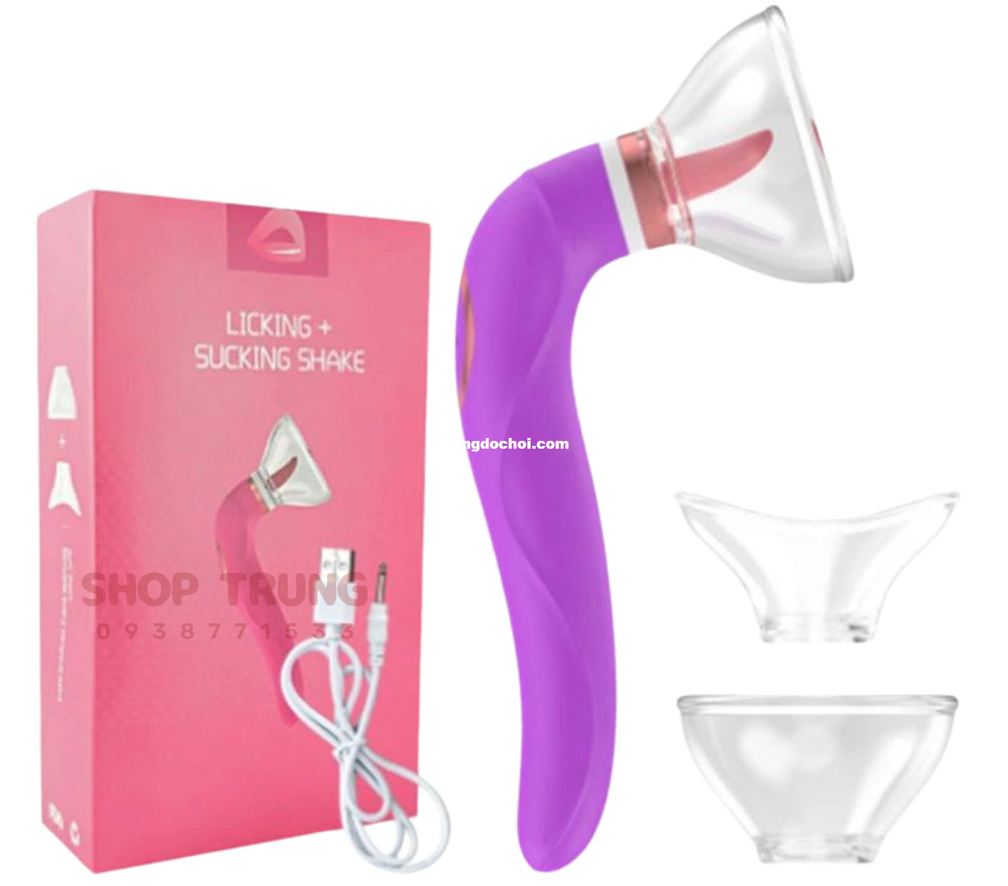 Máy Rung Điểm G Bú Mút Cao Cấp Tăng Khoái Cảm Đỉnh Cao