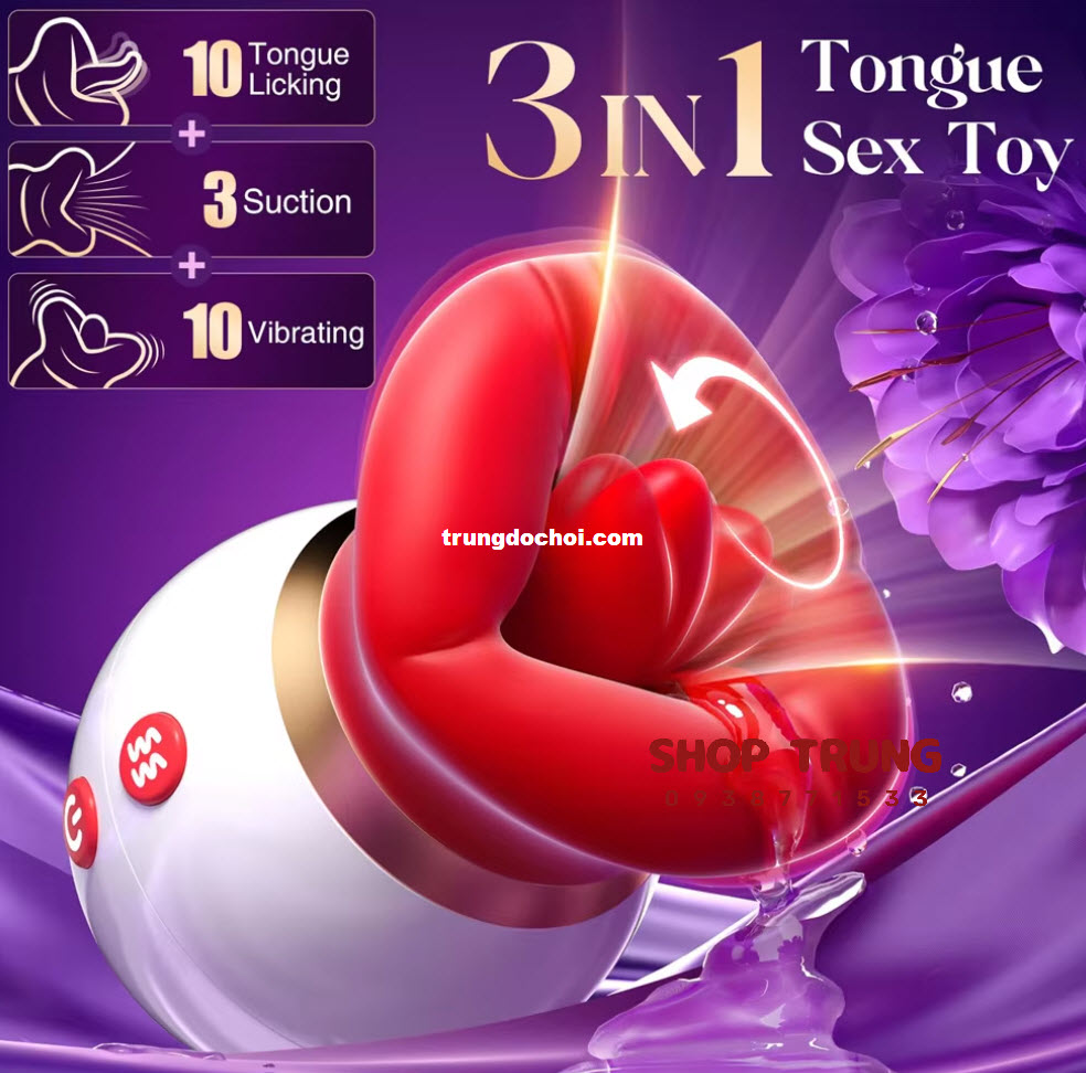 Bông hồng rung liếm bú kích thích cực phê cho đôi tình nhân