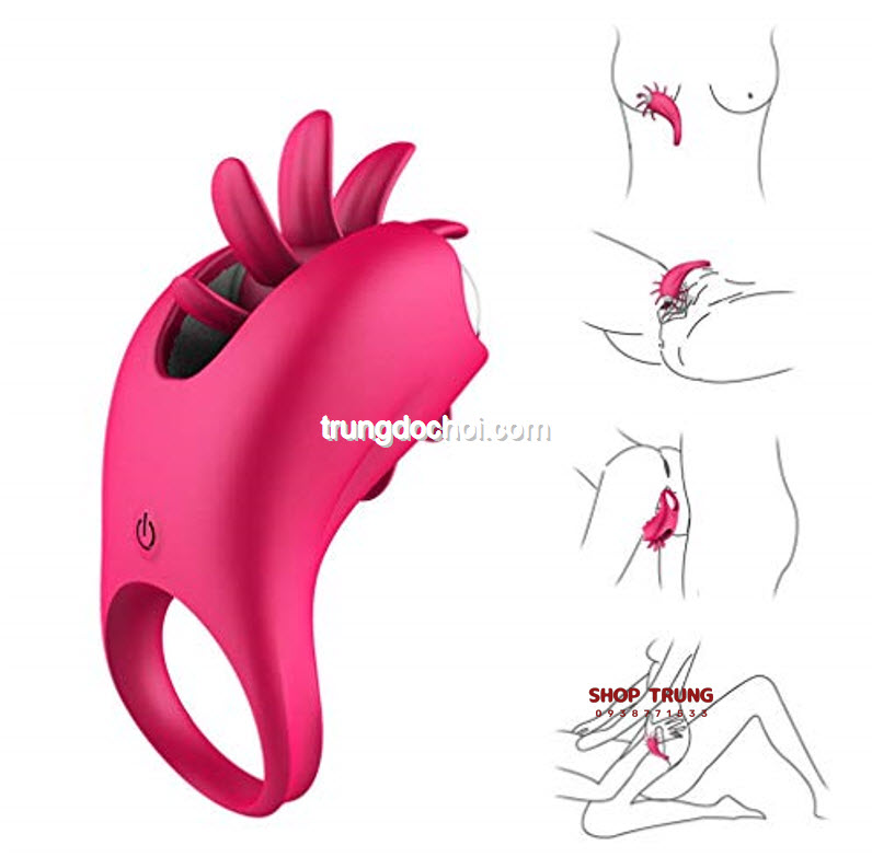 Vòng Rung Lưỡi Xoay 360 Độ Kích Thích Tinh Tế Thỏa Mãn Vòng Rung Lưỡi Xoay 360 Độ Kích Thích Tinh Tế Thỏa Mãn