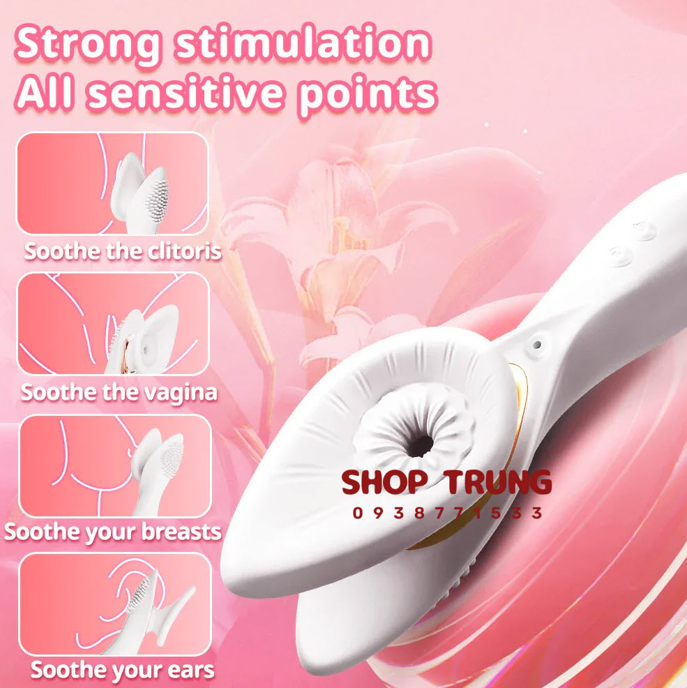 Yeain ScentWave máy rung bú mút đa chế độ, cực phê