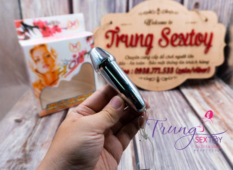 Trứng Rung Inox 2 Cục Kích Thích Sung Sướng Tình Dục