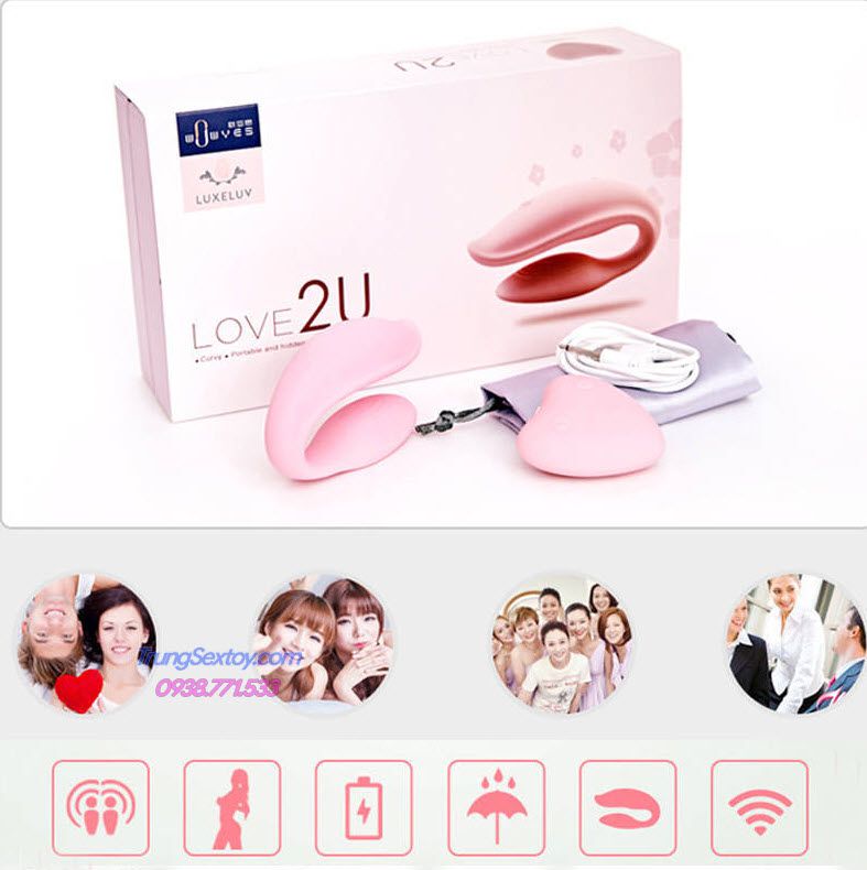 Trứng Rung Love2U Không Dây Hai Đầu Cao Cấp Hấp Dẫn Người Dùng