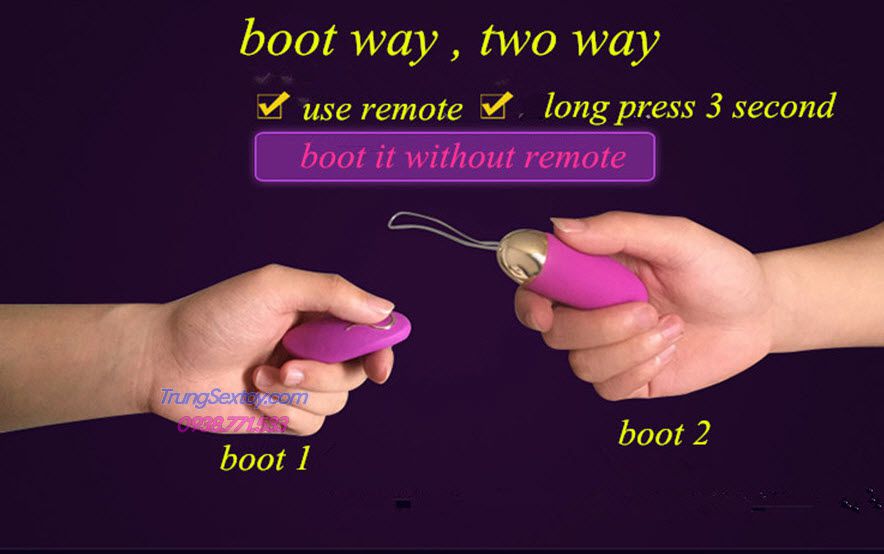 Trứng Rung Không Dây Siêu Mạnh Cho Cặp Đôi, Khuyến Mãi Hot