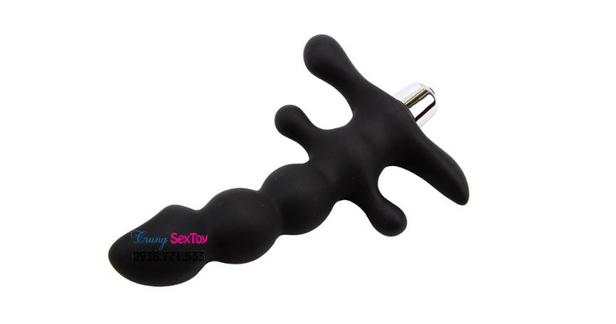 Kích Thích Hậu Môn Rung Tay Cầm Tiện Lợi BLACK MON Đỉnh