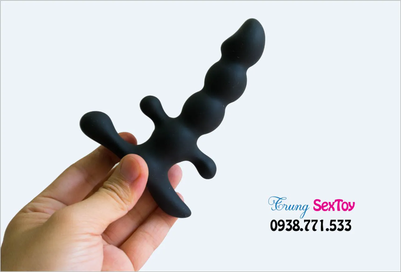 Kích Thích Hậu Môn Rung Tay Cầm Tiện Lợi BLACK MON Đỉnh